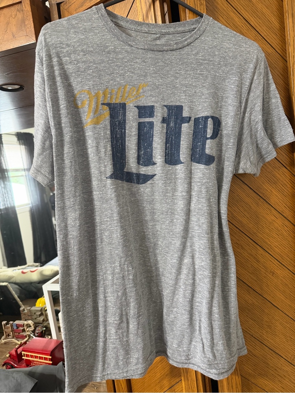 Miller Lite Gray Graphic Tee